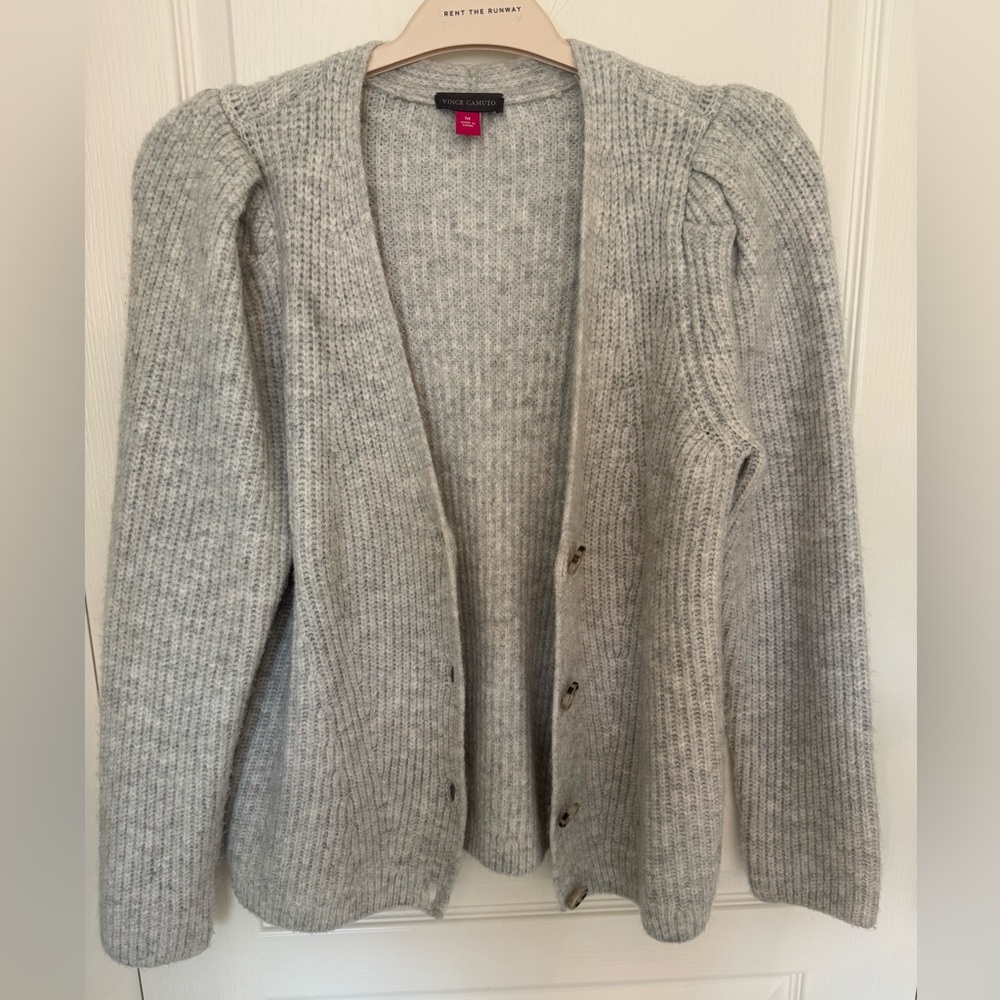 Vince Camuto Light Gray Women's Cardigan